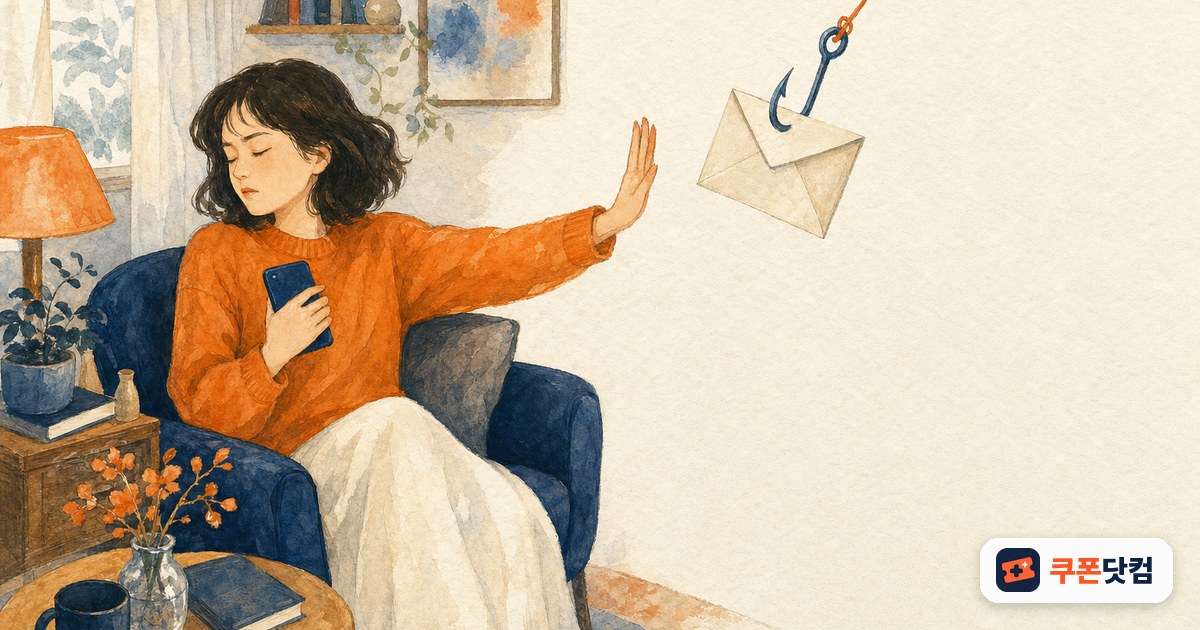계정 정보 요구는 바로 거절하세요
